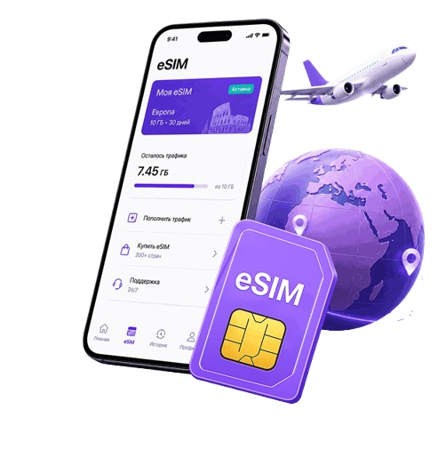 eSIM A Pro для путешествий